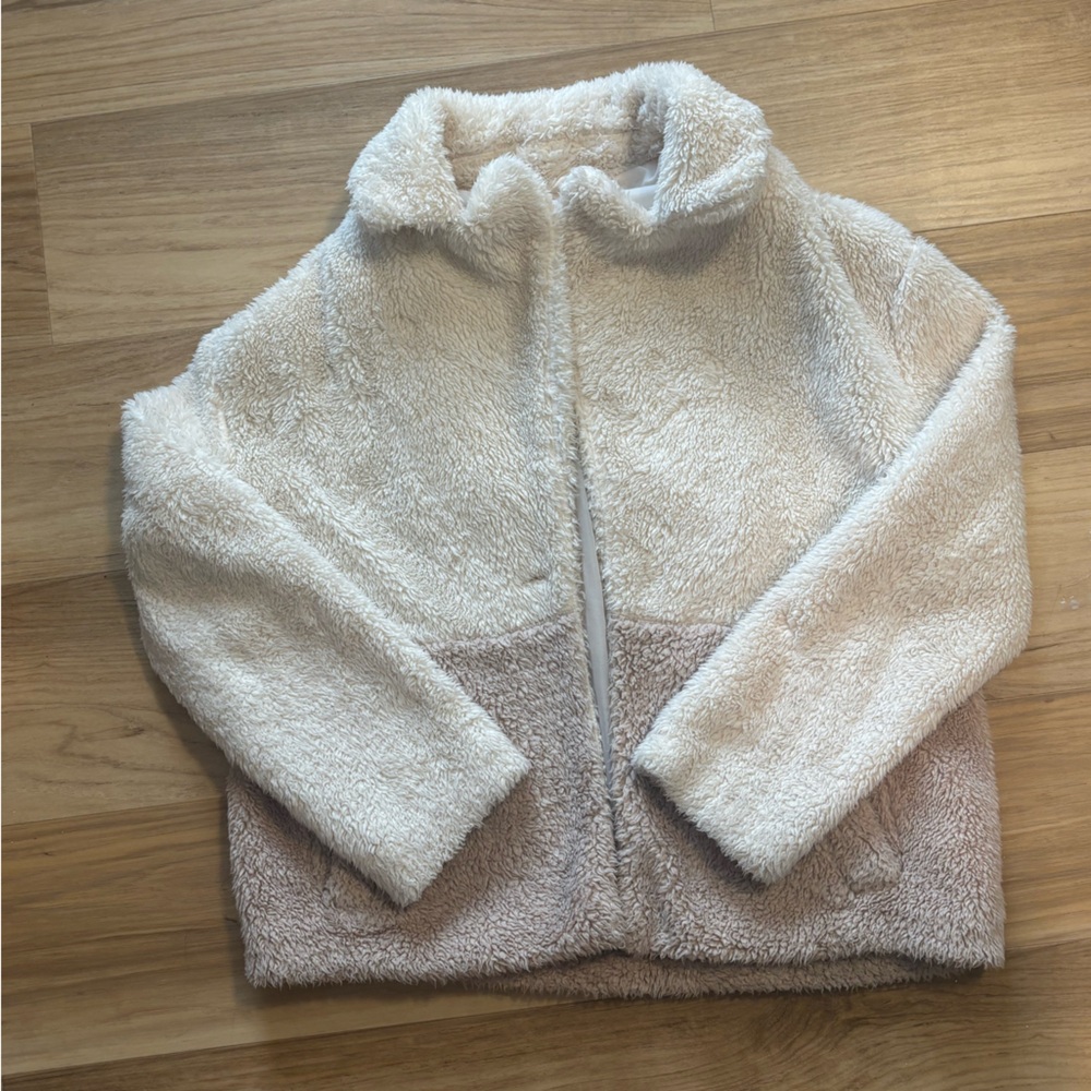 Cozy Cream and Brown Jacket